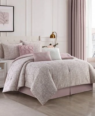 Closeout Stratford Park Fraidy Cotton Jacquard Comforter Sets