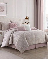 Closeout Stratford Park Fraidy Cotton Jacquard Comforter Sets