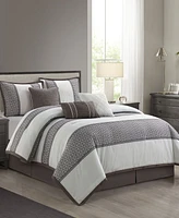 Stratford Park Fiyero Geometric 7-Pc. Comforter Set, Queen