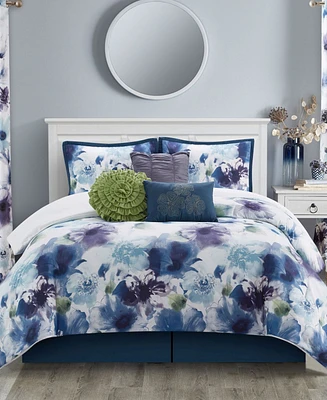 Stratford Park Eyla Floral 9-Pc. Comforter Set, King