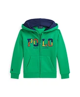 Polo Ralph Lauren Toddler and Little Boys Corduroy-Logo Fleece Full-Zip Hoodie