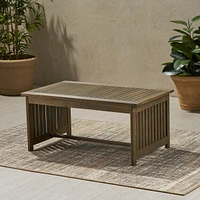 Acacia Wood Coffee Table: Outdoor Marvel For Decks And Patios