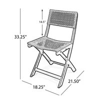 Foldable Wicker Bistro Chairs: Natural Elegance, Lasting Comfort