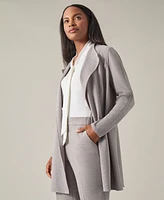 Kasper Women's Draped Open-Front Jacket