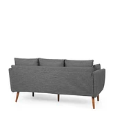 Streamdale Furniture Contemporary 3-Seater Sofa With Accent Pillows