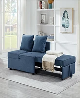 4-in-1 Sofa Bed: Recliner, Couch, Sleeper, Loveseat