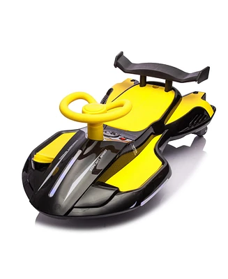 Streamdale Furniture 12V Kids Electric Ride-On: DriFT, Spray, Lights, Music, Safe & Fun