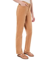 Jones New York Petite Lexington Straight-Leg Corduroy Pants