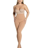 Leonisa Women's Invisible Butt Lifter Full-Leg Body Shaper