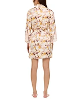 Flora by Nikrooz Women's Cindy Floral Satin Robe