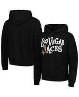 Playa Society Men's and Women's Black Las Vegas Aces Team Pullover Hoodie