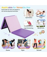 Durable Gym Mat for Home Workouts, Non-Slip Exercise Mat for Fitness and Yoga