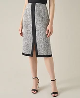 Kasper Petite Front-Slit Pencil Skirt