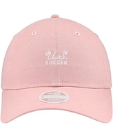 New Era Women's Pink Uswnt Throwback 9TWENTY Adjustable Hat