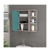 Fm Furniture Valdez Medicine Cabinet Light Gray