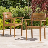 Acacia Wood Dining Chair: Durable, Comfortable, And Stylish