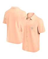 Fanatics Men's Light Pink Houston Astros Front Office Button-Up Shirt