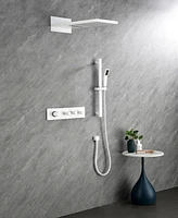 Streamdale Furniture Ceiling Mount Shower System with 3 Body Sprays & Handheld