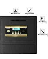 Streamdale Furniture Coin-Operated Digital Security Safe with Hidden Code, 3.5 Cu. Ft.