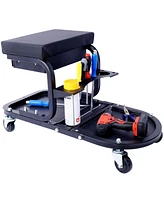 Simplie Fun Ultimate Rolling Detailing Cart: Compact, Versatile, and Comfortable