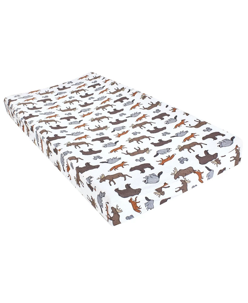 Hudson Baby Infant Boy Changing Pad Cover, Animal Adventure, One Size