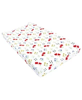 Hudson Baby Infant Girl Changing Pad Cover, Wildflower, One Size