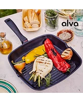 Alva Energy Ceramic Coated Cast Aluminum Grill Pan