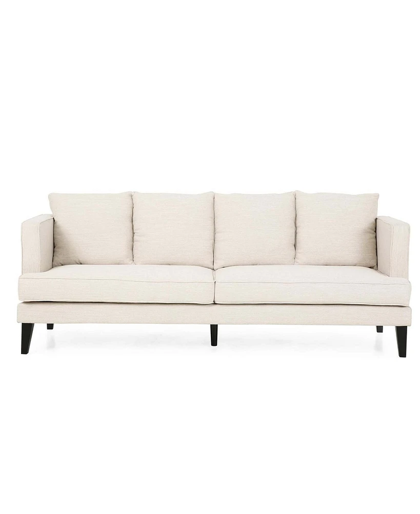 Simplie Fun 3-Seat Sofa: Tufted Back, Modern Living Room