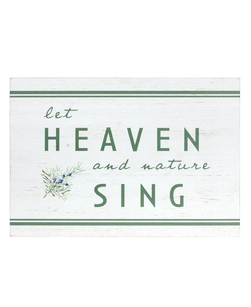 Slickblue Rustic Wood Christmas Sentiment Sign 20"L