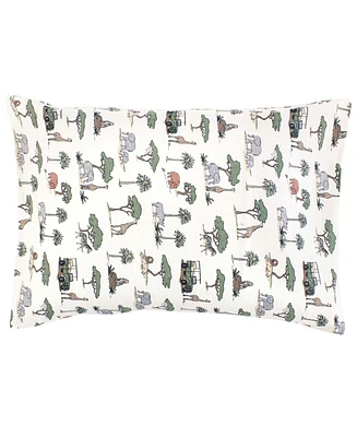 Hudson Baby Cotton Toddler Pillow Case, Going On Safari, One Size