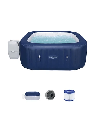 Bestway SaluSpa Hawaii AirJet Inflatable Hot Tub with 114 Soothing Jets, Blue