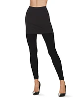 MeMoi Women's Grinza Capri Workout Skirted Leggings