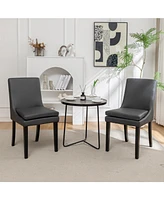 Premium Upholstered Dining Chairs (Set of 2)