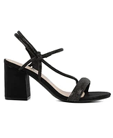 Sugar Women's Neeve Open Toe Rhinestone Dress Sandals