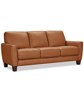 Galligher 82" Leather Sofa, Created for Macy's