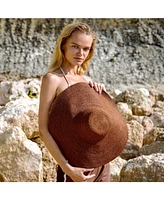 Riri Burnt Sienna Jute Straw Hat