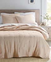 Oake Airy Gauze Stripe Sham, King, Exclusively at Macy's