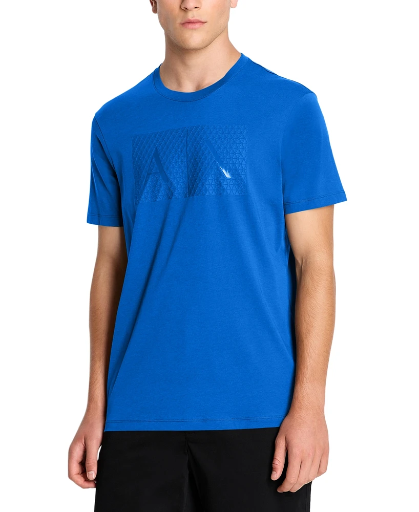 A|X Armani Exchange Men's Slim Fit Short Sleeve Logo T-Shirt