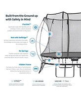 Springfree Trampoline Kids Outdoor Medium Oval 8 x 11' Trampoline with Enclosure