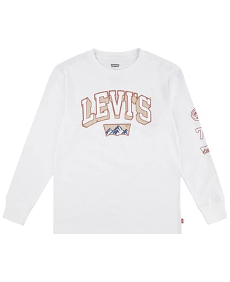 Levi's Toddler and Little Boys Academic Explorer Long Sleeve Tee