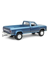 Greenlight Collectibles 1/64 1989 Dodge Ram D-350, Twilight Blue Metallic Dually Drivers