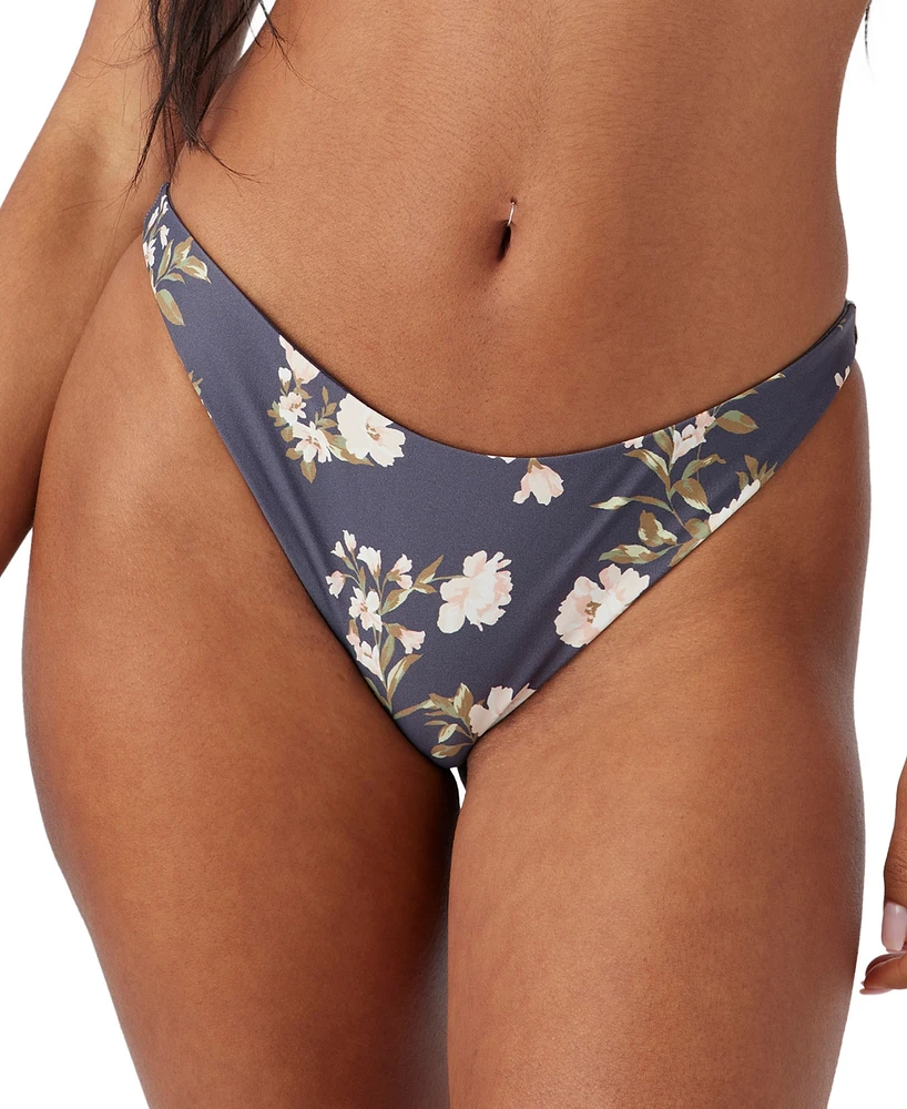 O'Neill Juniors' Kendra Floral High-Leg Bikini Bottom