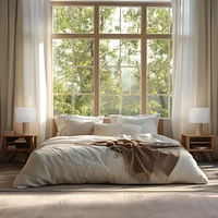 Mia Led Table Lamp with Maple Wood Base, Bulb Included (16")