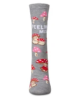 Feeling Mushy Greeting Card Crew Socks