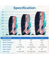 Slickblue Lightweight Body Board Boogie with Eps Core Xpe Deck Hdpe Bottom