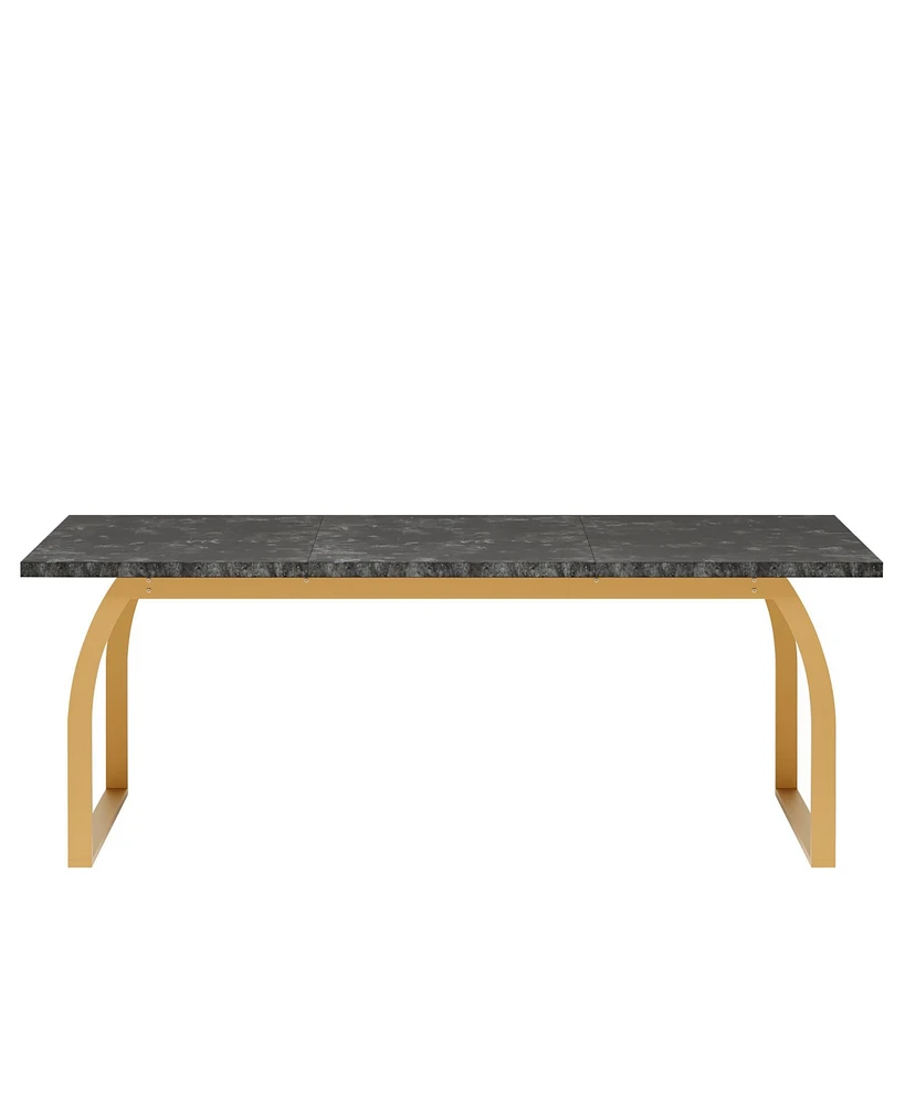 Tribesigns Modern Dining Table for 6