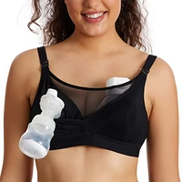 Momcozy Maternity Busty Mesh Pumping Bra HF018.