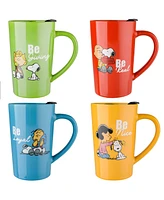 Peanuts 4 Pack 18OZ Travel Cup w/ Lid