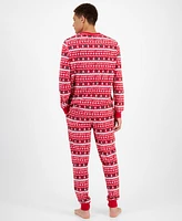 Family Pajamas Men's 2-Pc. Merry Mix It Cotton Matching Christmas Set, Created for Macy's