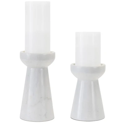 Slickblue Set of 2 Candle Holders - Chic and Elegant Home Accents